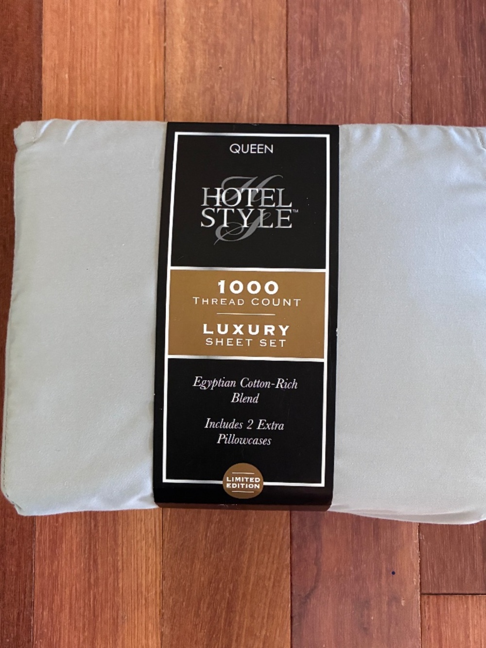 New Hotel Style 1000 Thread Count Cotton Sheets Queen Grey Gray
